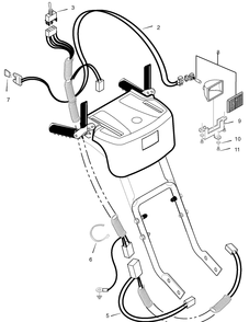 Wiring Diagram and Parts List for 629110X16B 2004 Briggs and Stratton Snow Blower